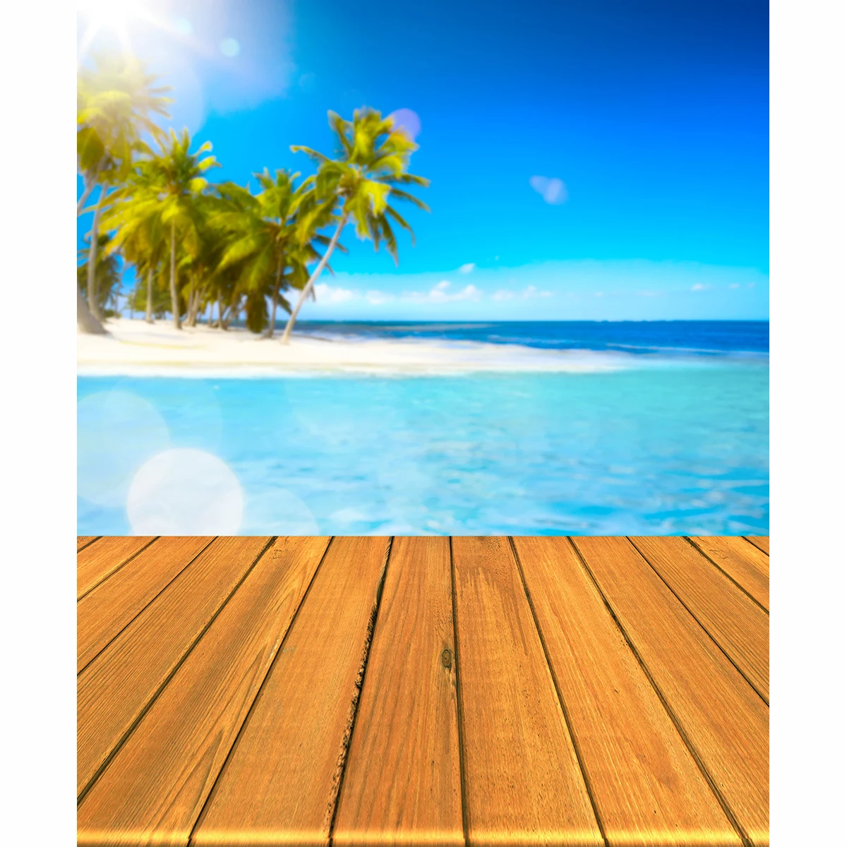 Allenjoy персональный индивидуальный фон море солнце пол пляж для летних праздников