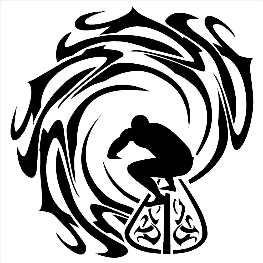 Виниловые наклейки для серфинга и волн на стену наклейка морского спорта океана |