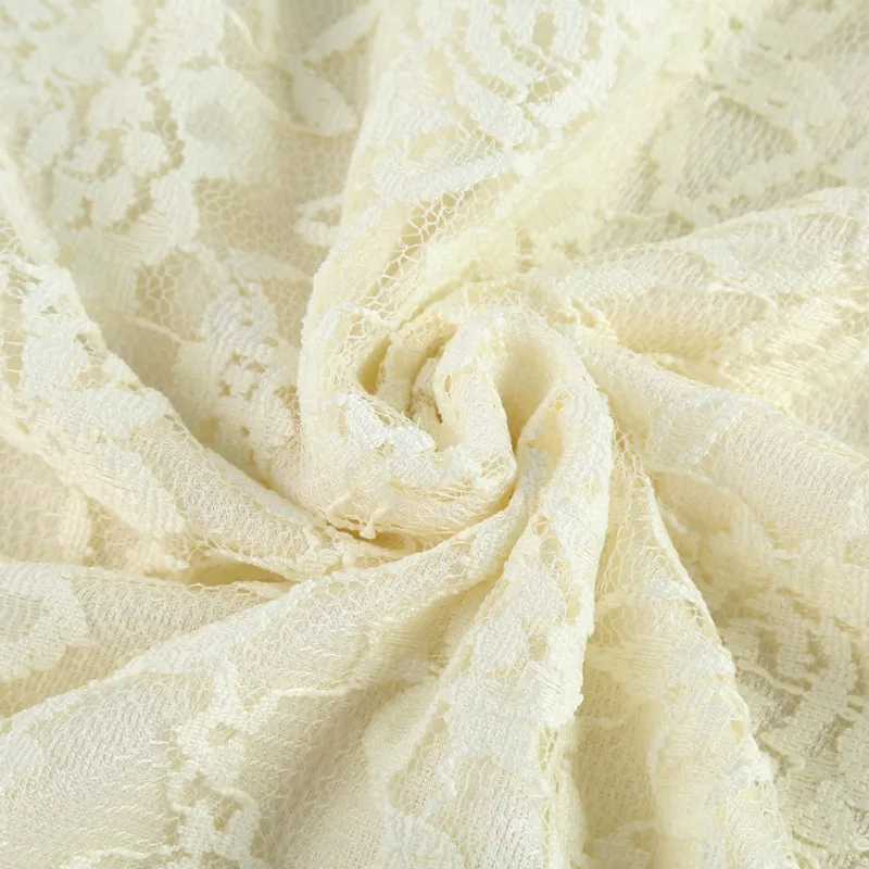 Модные кружевные белые длинные юбки Женская юбка макси с вырезами Повседневная