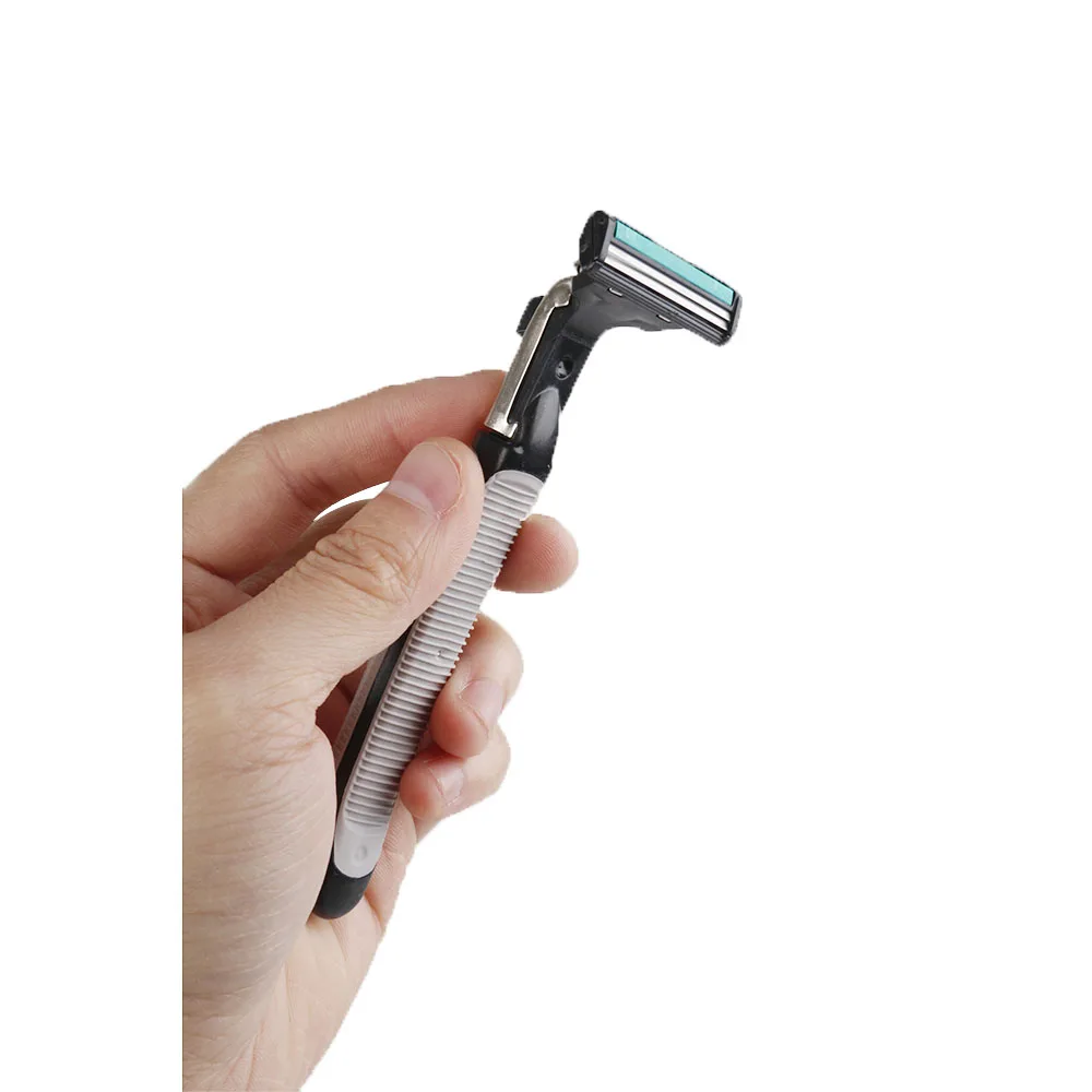 Безопасная безболезненная двухслойная бритва ручная острое лезвие для удаления