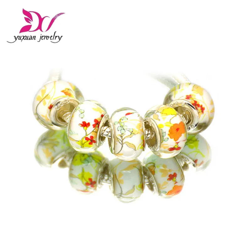 Посеребренные фиолетовые бусины для самостоятельной сборки акриловые с большим