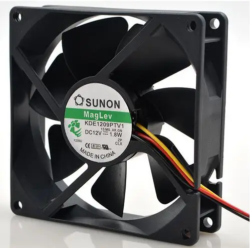 SUNON KDE1209PTV1 9025 1 8 W 9 см 12 источник электропитания Chassis вентилятор|powerful fan|power supply