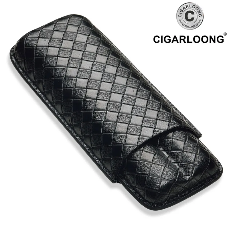 Сигарный набор CIGARLOONG, увлажняющий набор для сигар, переносная сигарный набор, 2 упаковки, защитный чехол CD-1016