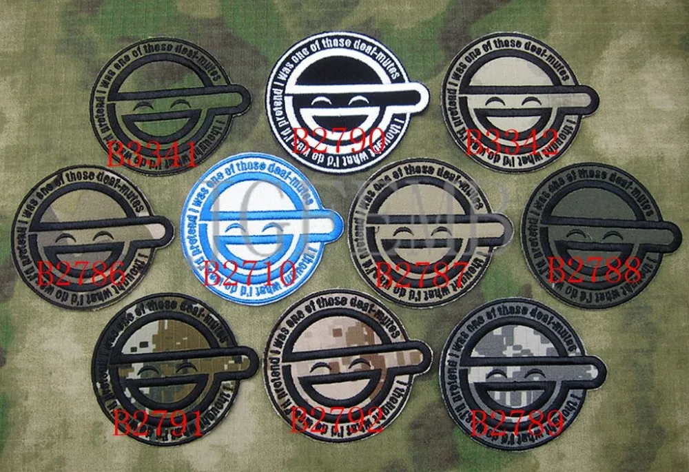 

GHOST IN SHELL-STAND ALONE COMPLEX Laughing Man morale Embroidery patch Badges