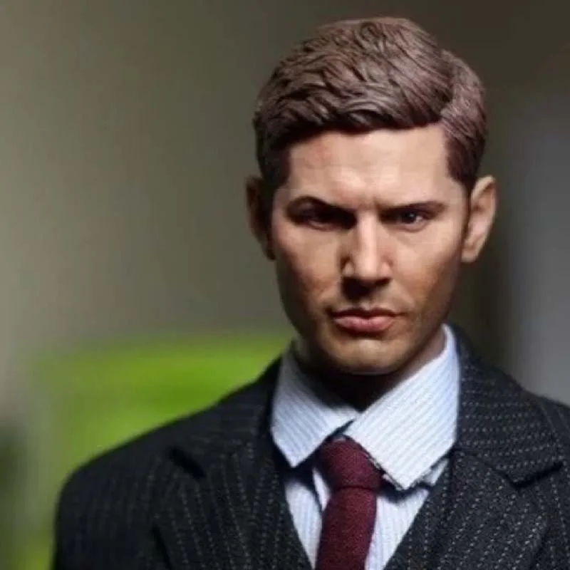 Mnotht 1/6 зло форц супернатура Дин Winchester головка резьба JENSEN голова духов модель для 12