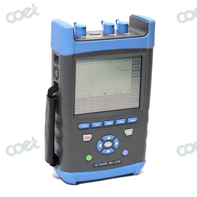 6 5 дюймовый сенсорный экран PON OTDR AV6418 1310/1550/1625nm 42/40/38 дБ Тестер Волоконно