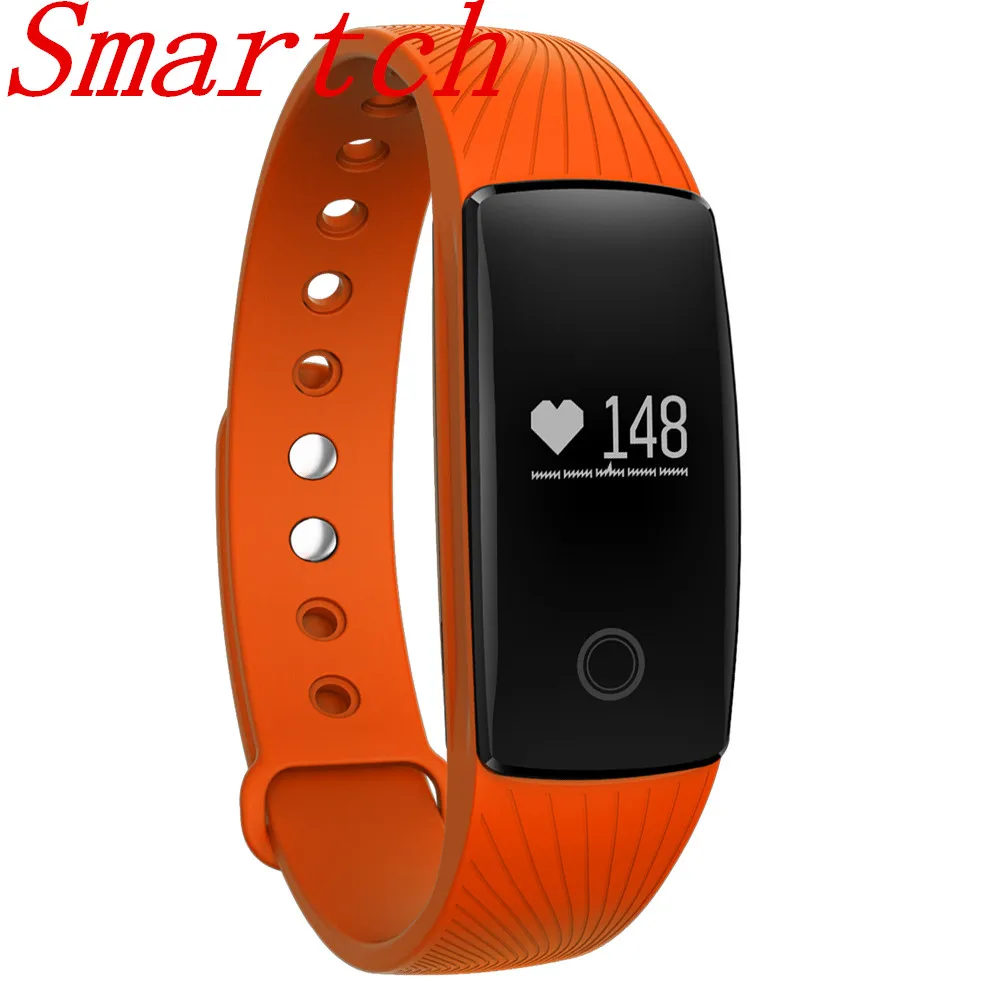 Смарт браслет Smartch V05C Bluetooth 4 0 с пульсометром и фитнес трекером для смартфонов Android