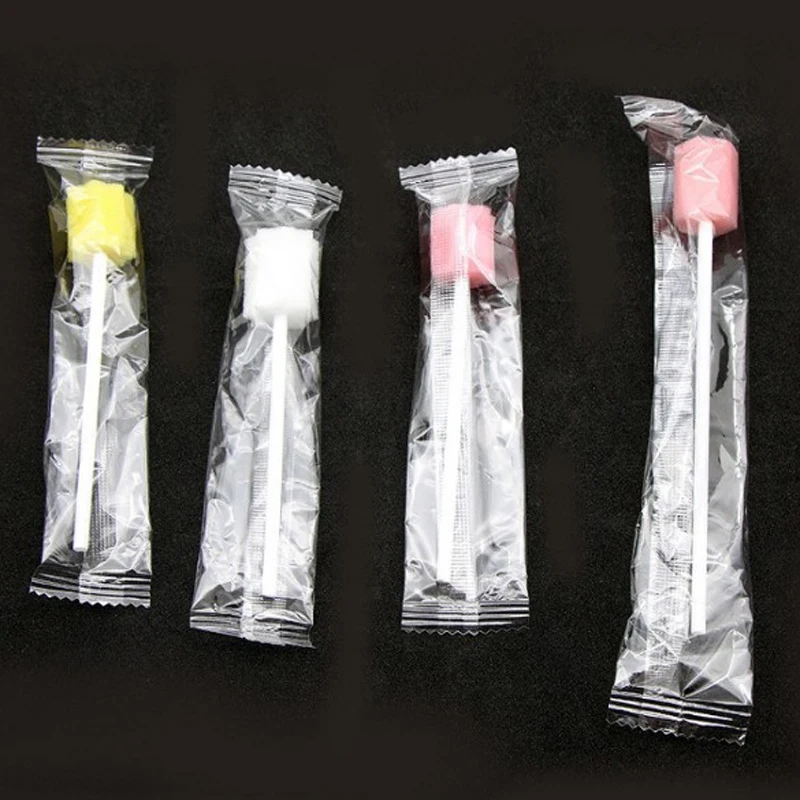 

Disposable dental cleaning care sponge oral massage disinfection stick dental materials language rehabilitation training