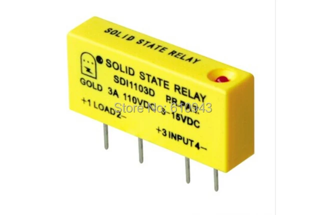 SDI1103D DC в 3A SSR вход 3 15v или 15 28v output12 110VFreeshipping PCB маленькое твердотельное реле