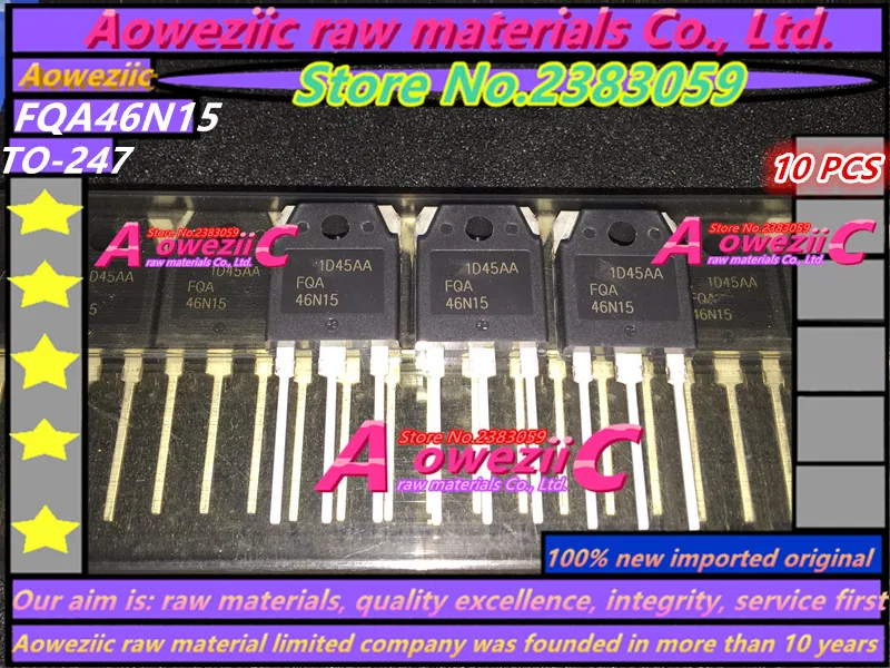 Aoweziic 100% новый импортный оригинальный полевой транзистор FQA46N15 46N15 TO 247 MOS 50 А 150