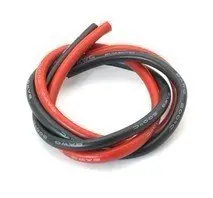 Силиконовый провод 1 метр Красный/1 Черный 10AWG|silicone wire|wire 10awgwire silicone |