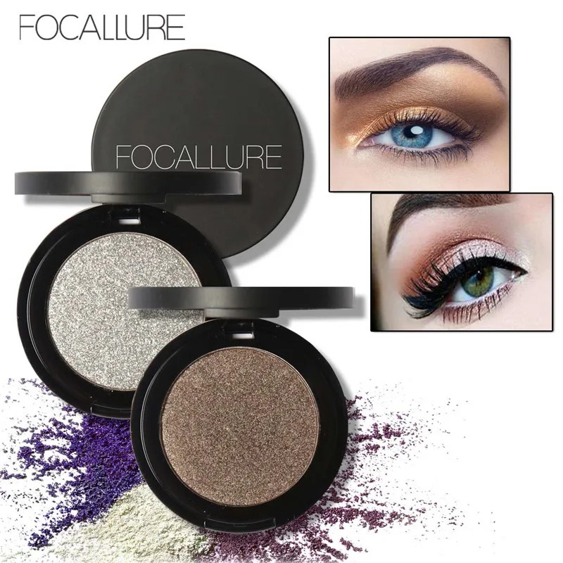 FOCALLURE prismatic Shadow RefiProfessional, палитра теней для век, макияж, матовые тени для век, палитра, макияж, блестящие тени для век