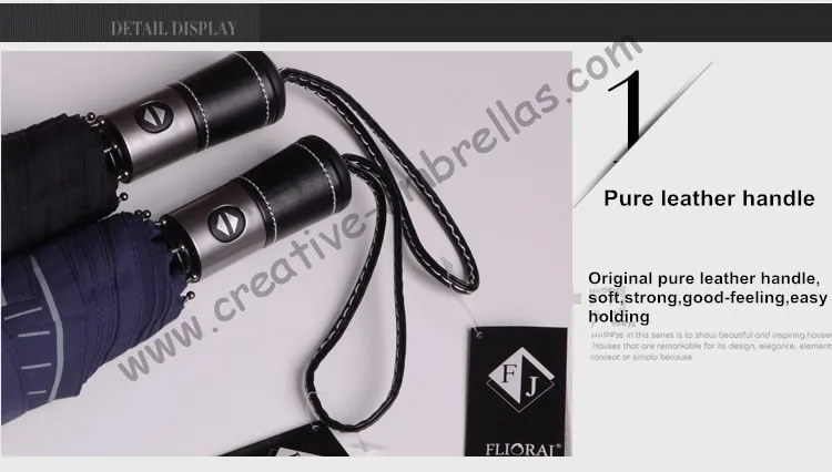 Полностью автоматические зонтики 8 ребер три сложения автоматическое открывание