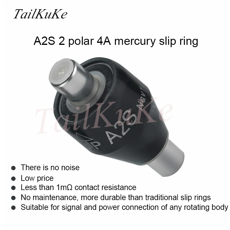 

Asiantool A2S Conductive Sliding Ring 2-way 4A Rotary Joint MERCOTAC M205