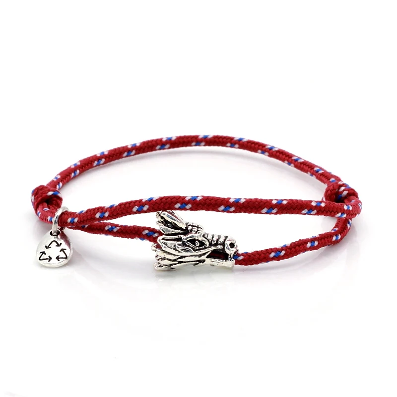 Женский и мужской браслет ювелирные изделия с изображением головы дракона