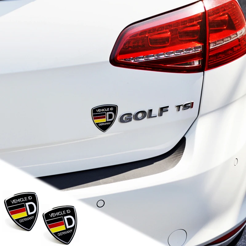 2 шт. немецкая Эмблема для MK6 MK7 GOLF R 7 6 GTE JETTA POLO CC Tiguan T-ROC Scirocco Beetle EOS UP