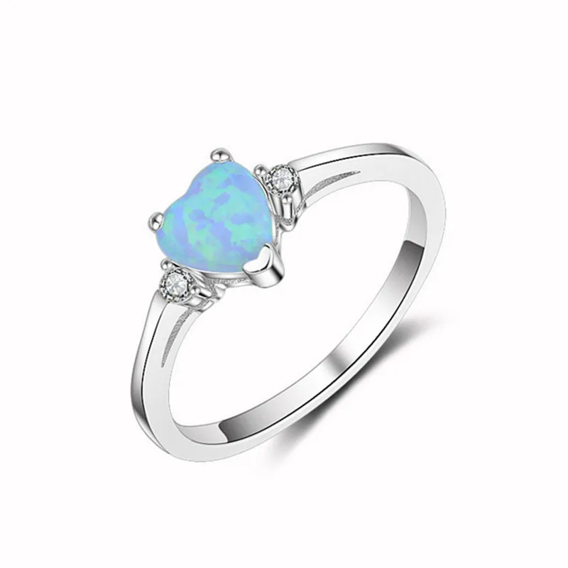 

S925 Sterling Fine Jewelry Rings For Women Heart Shape Bridal Wedding Ring Engagement Bijoux Femme