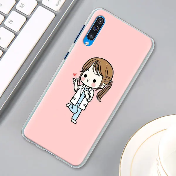 09 Медсестра медицина чехол КРЫШКА ДЛЯ samsung Galaxy A30 A40 A50 A70 A6 A8 плюс A7 A9 M30 чехол для телефона Coque - Цвет: 09