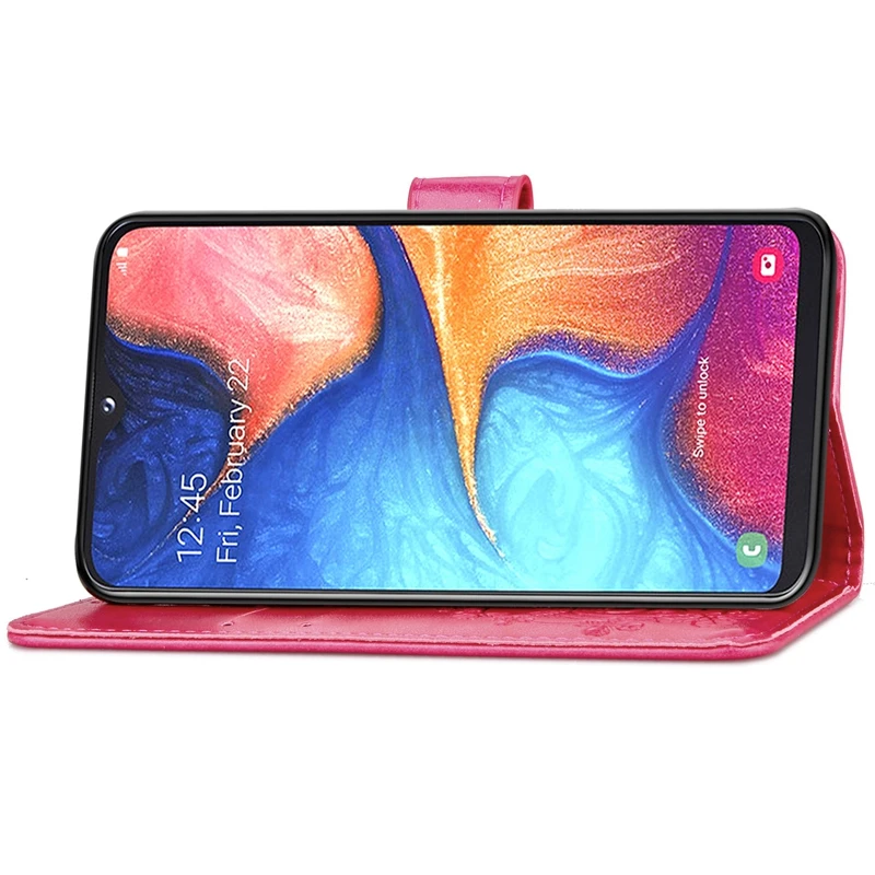 Кожаный чехол-бумажник с принтом для LG K50 Q60 Galaxy A90 A80 A20E sony XZ4 Compact huawei P Smart Z Y9 Prime Flower