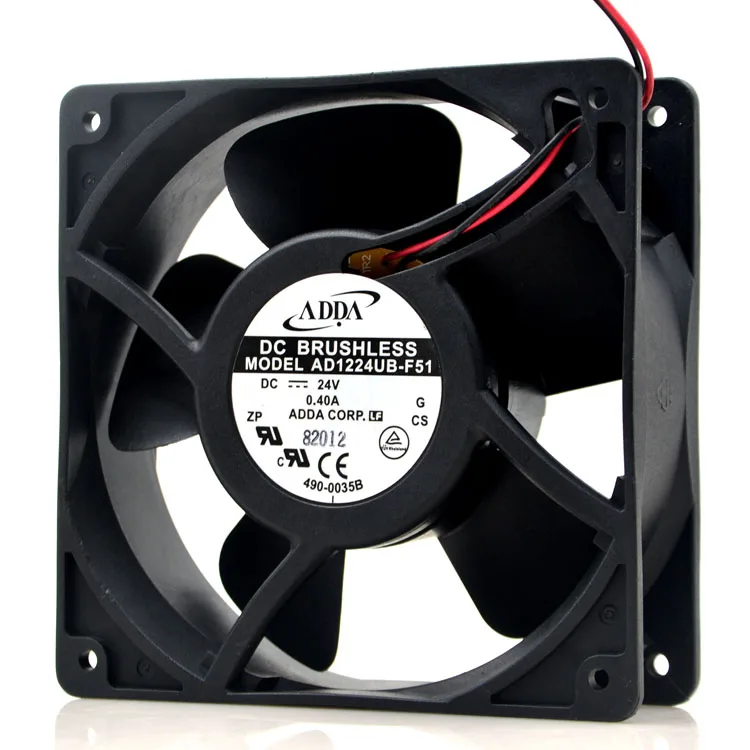 ADDA AD1224UB F51 (12 см) 12038 DC 24V 0.40A сервер инвертор осевой вентилятор охлаждения|cooling fan|adda