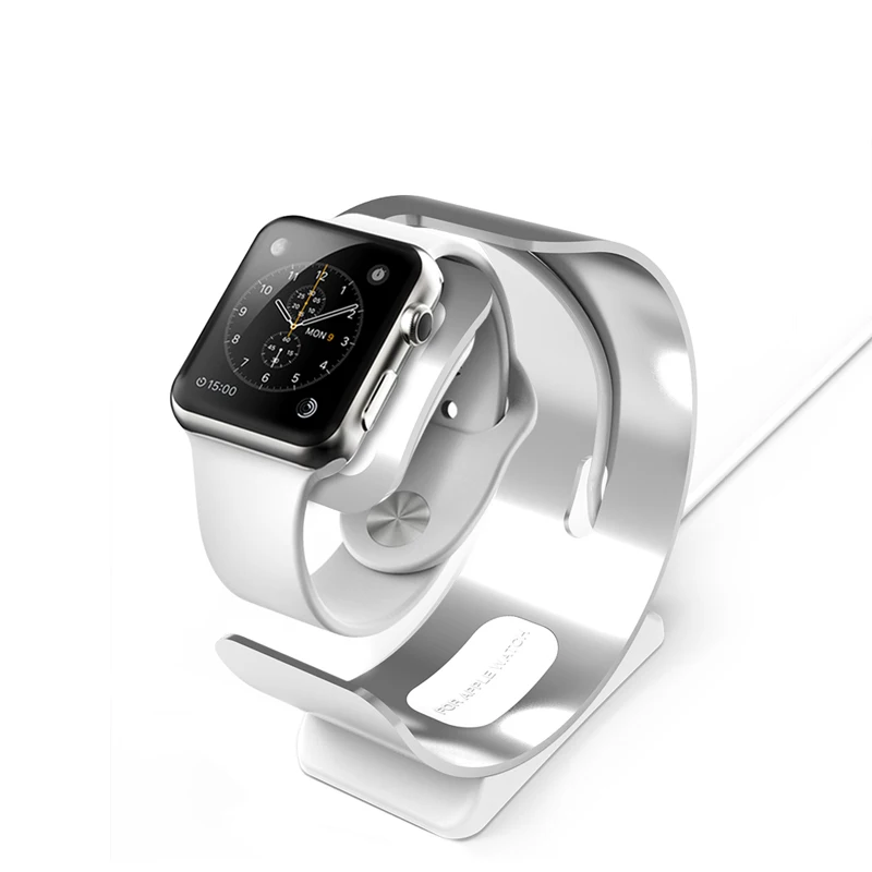 Изысканный алюминий кронштейн для наручных часов Apple Watch, Зарядное устройство Док-станция Подставка с подзарядкой для наручных часов Apple Watch Charge 3/2/1 38 мм 42 мм P15
