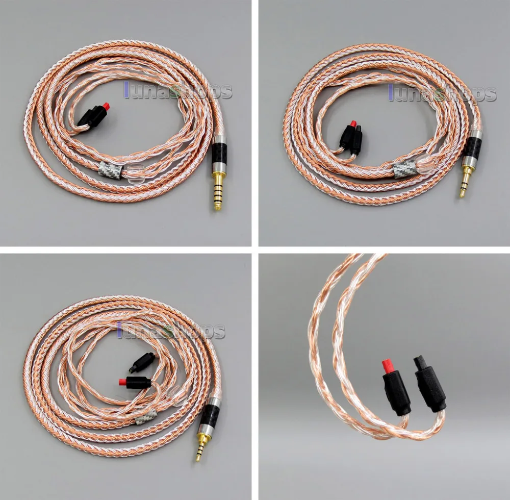

LN005829 16 Cores OCC Silver Plated Mixed Headphone Cable For Audio-Technica ATH-IM50 ATH-IM70 ATH-IM01 ATH-IM02 03 04 LN005826