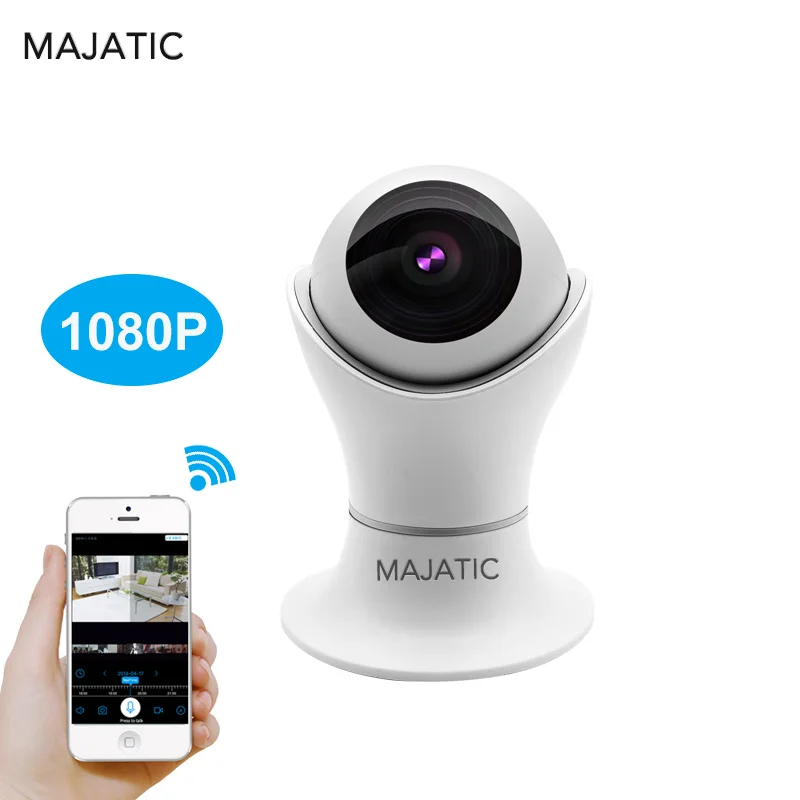 Majatic Wi Fi IP Камера 1080 P Беспроводной сетевой безопасности дома Ночное видение CCTV