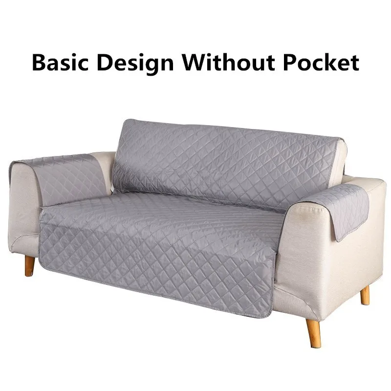 No Pocket Model H Покрытие дивана для животных диван кресло Пледы для собак детский коврик Реверсивный съемным подлокотник чехлов 1/2/3 сиденье протектор мебели - Цвет: No Pocket Model H