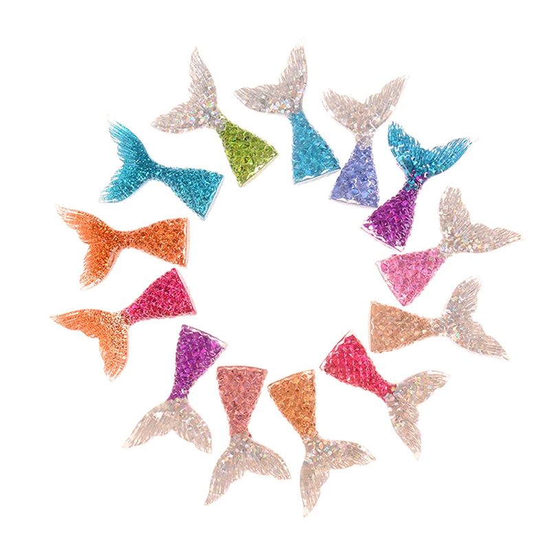 8 шт. Детский прозрачный слайм наполнитель русалка|Пластилин| |