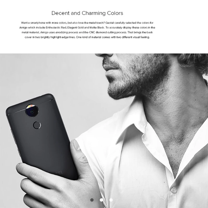 4G смартфон geotel Amigo телефон 5 2 дюймов Android 7 0 MTK6753 Восьмиядерный 3 ГБ ОЗУ 32 Гб ПЗУ 13мп