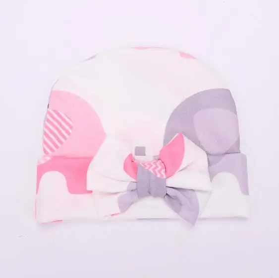 elephant hat Шапка для новорожденного ребенка с цветочным узором и бантом; детская шапка для маленьких девочек; осенние шапки для больниц; мягкая хлопковая вязаная шапка для новорожденных; реквизит для фотосессии - Цвет: elephant hat