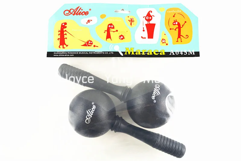 Alice A045M красочная ручная круглая головка аракас перкуссионный шейкер звуковые
