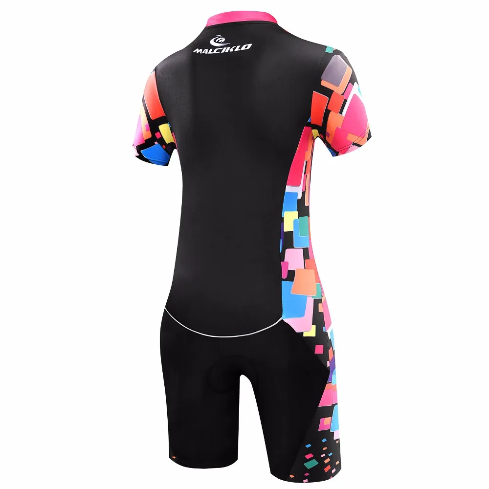 2018 Malciklo Pro командный триатлон костюм женский черный веломайка Skinsuit комбинезон
