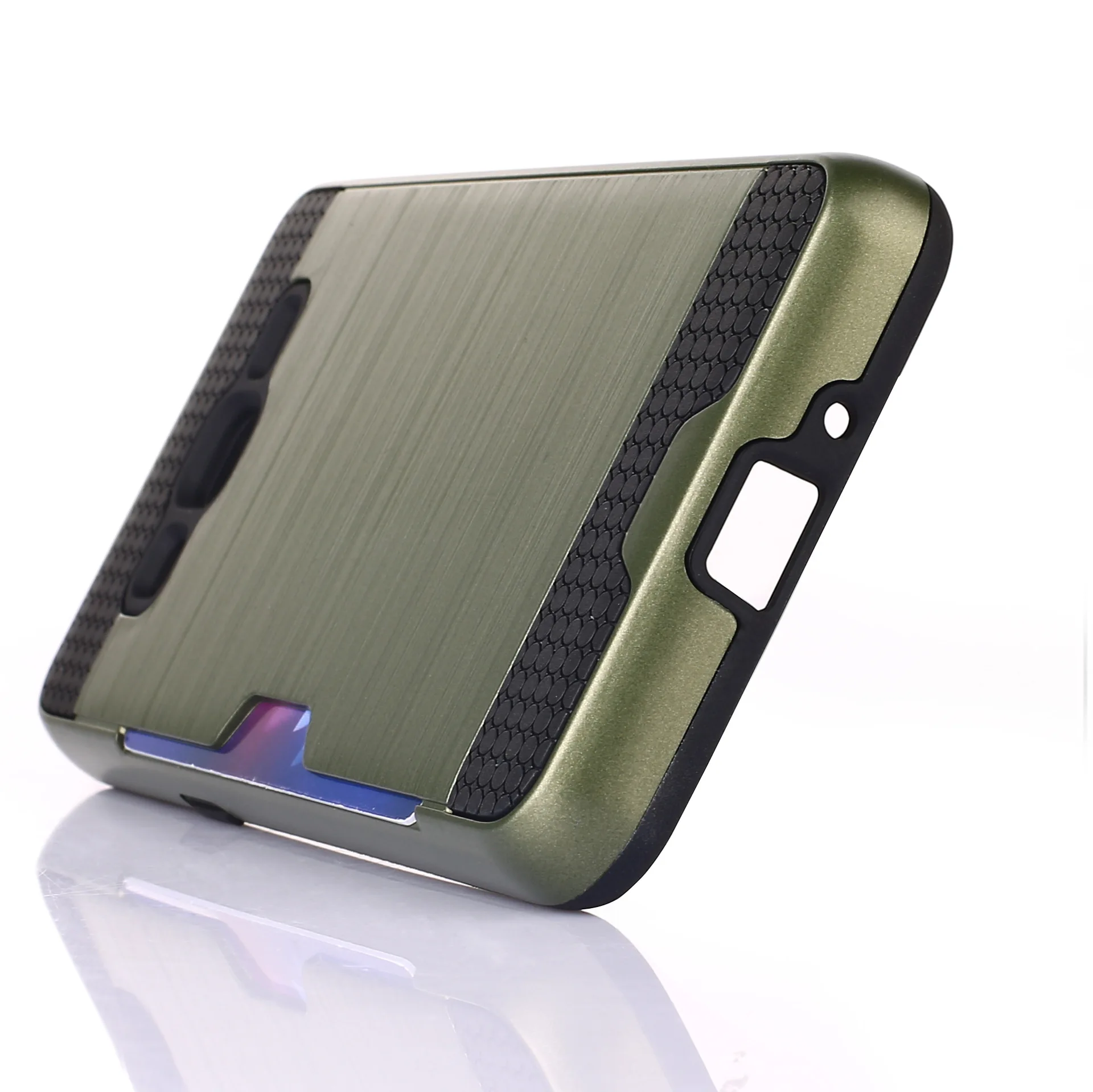 For Samsung Galaxy Note 3/N9000/N9005 4/N9100/N9108 5/N9200 G530 Protector Card Slot PC Bag Silicone Frame Case Cover |
