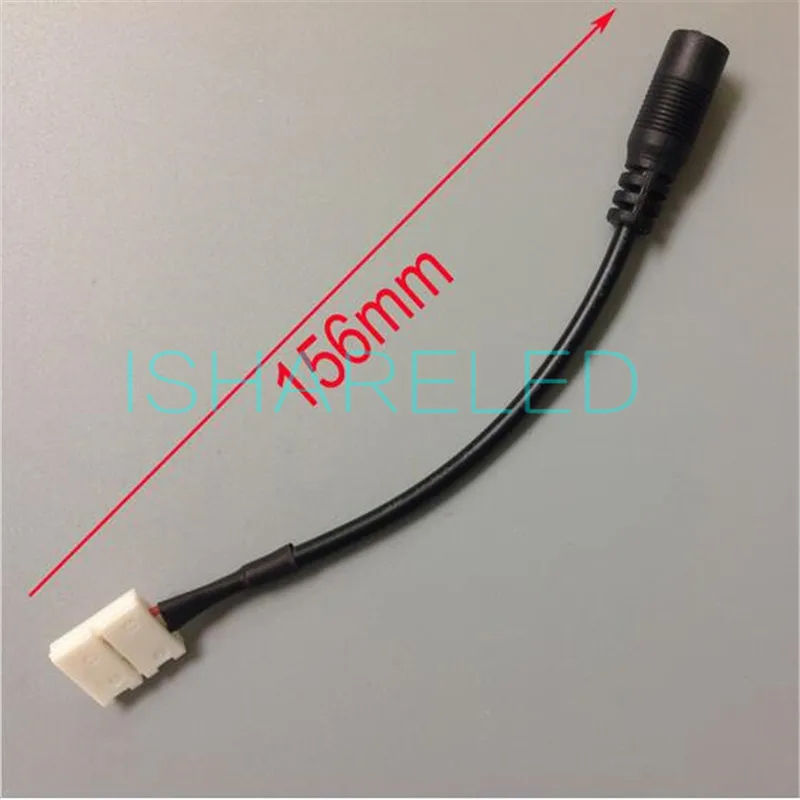 10pcs 12mm 2pin LED connector cable with female DC adapter For SMD 3528 3014 2835 led Strip No Need Soldering | Обустройство дома