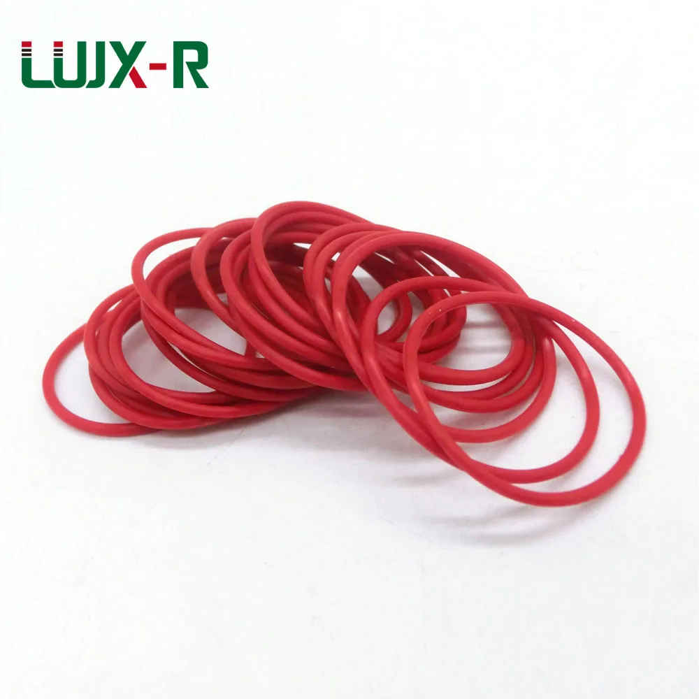 LUJX-R 5 шт.-хомут с круглым воротником для мальчиков и девочек 5 мм красный силиконовые прокладки уплотнения нетоксичный колцеобразное уплотнение шайба OD 160/170/175/180/185/190/220 мм уплотнительное кольцо