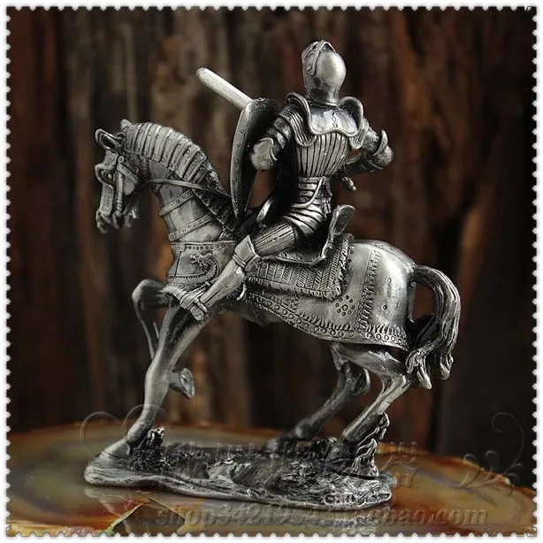 Средневековые европейские Рыцари Олово самурайский воин кукла кавалерийский