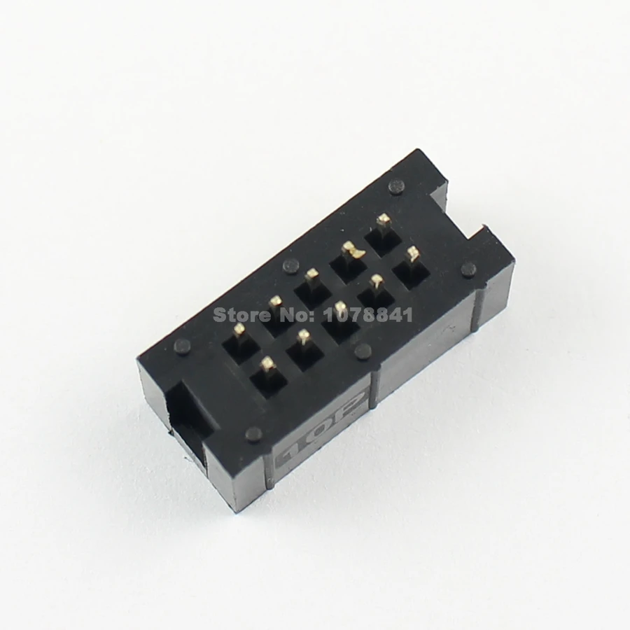 10 шт. 2 54 мм 2x5 контактов прямой Штекерный кожух PCB Box header IDC разъем|socket header|socket 1/2socket m