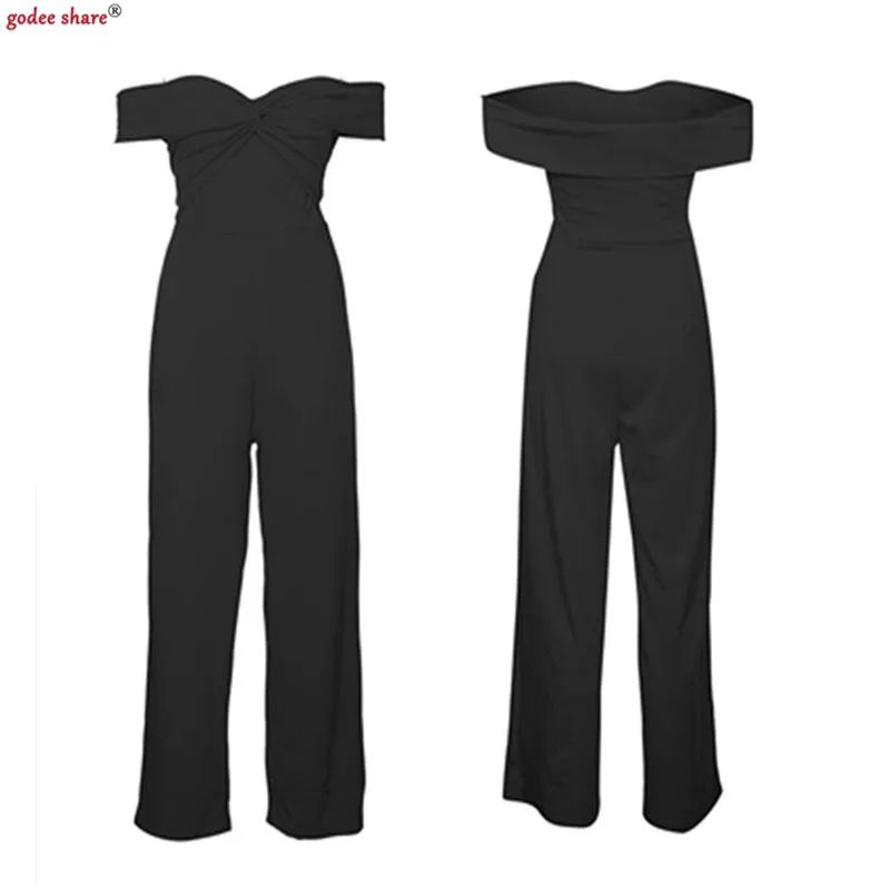 Модный сексуальный женский комбинезон с коротким рукавом без бретелек открытой