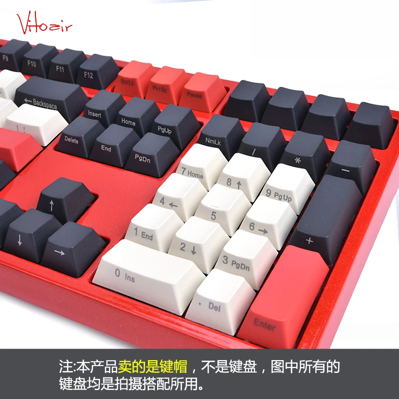 Верхняя/боковая печать клавиш pbt для механической клавиатуры 108 iso полный