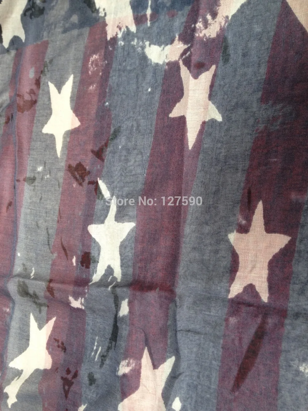 

2016 New Fashion Women US Flag Print Scarf Women Accessories Scarves Hijab America Vintage Flag Print Scarf Voile 180*95cm