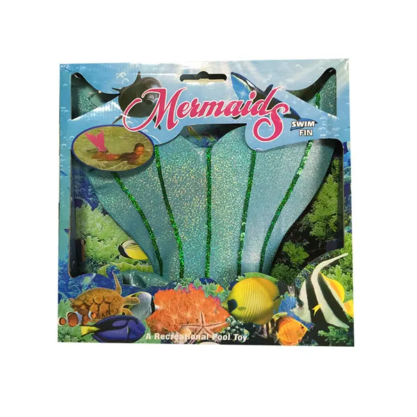 Блестящий хвост русалки для купания (с моновинкой) девочек блестящий купальник