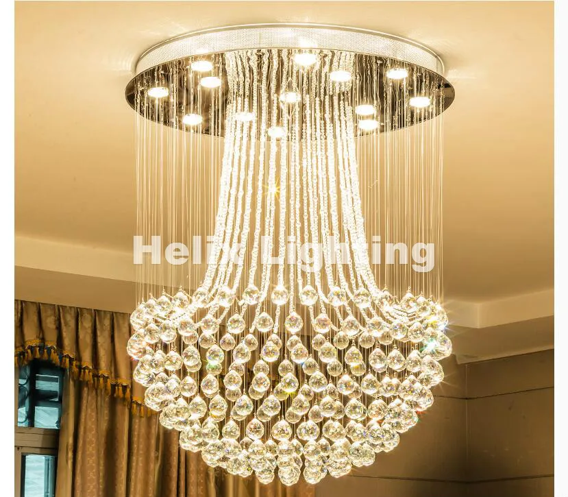 

New Arrival Modern LED Ceiling Lights For Living Room Art Crystal Celling Lamps Rectangular Roundl Dining Room Bedroom Lighting