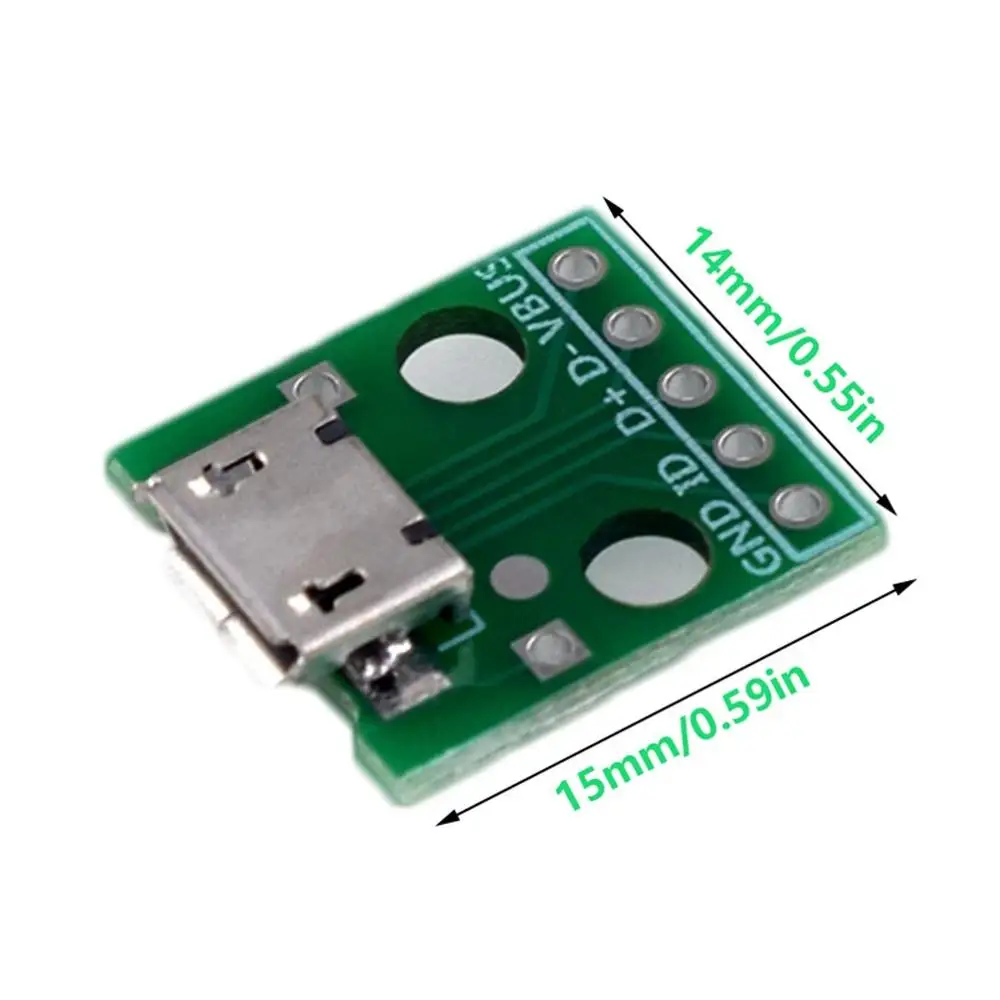 MICRO USB Для Dip Female B Type Mike 5p патч для инвертирования адаптера пластина припоя |