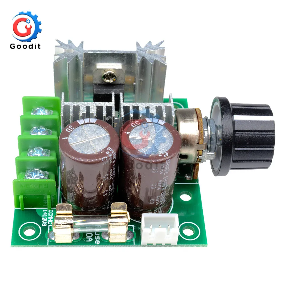 10A DC12V-40V Motor Speed Controller PWM 400W 13kHz Adjustable Drive Module 24V 36V with Line | Обустройство дома
