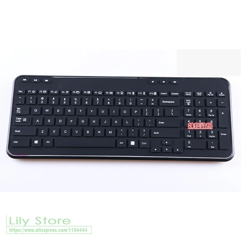 Силиконовый пылезащитный механический защитный чехол для клавиатуры Logitech MK365 MK360