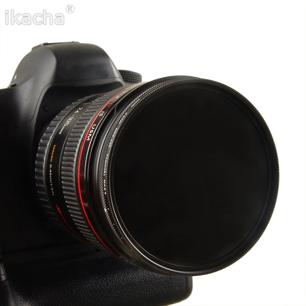 Тонкий регулируемый нейтральный светофильтр для объектива камеры Canon Nikon