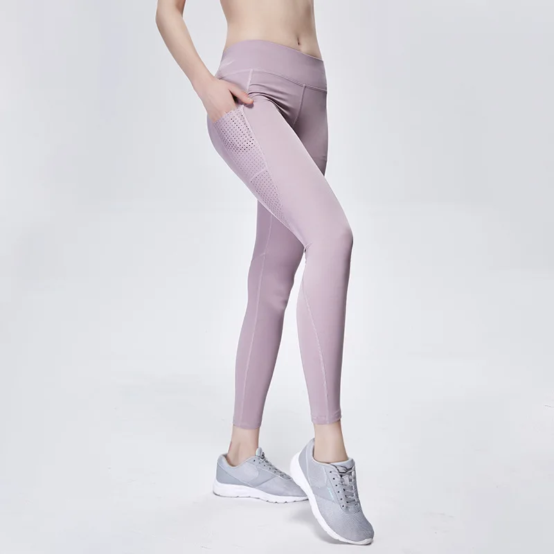 Женские энергетические бесшовные леггинсы женские спортивные обтягивающие с