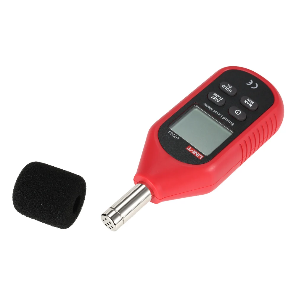 UT353 30-130dB Мини ЖК-дисплей цифровой измеритель шума Измеритель шума измерительный прибор децибел контрольный тестер