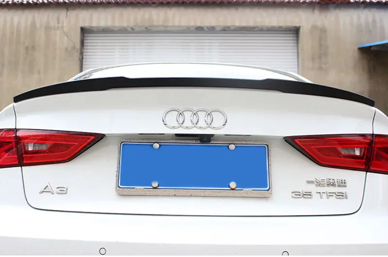 Спойлер для Audi A3 S3 v модель ABS материал заднего крыла автомобиля задний спойлер